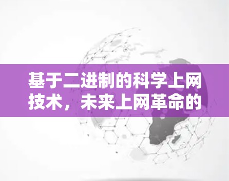 基于二进制的科学上网技术,未来上网革命的起点 基于二进制的科学上网技术,未来上网革命的起点
