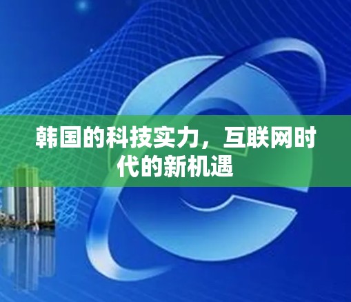 韩国的科技实力,互联网时代的新机遇