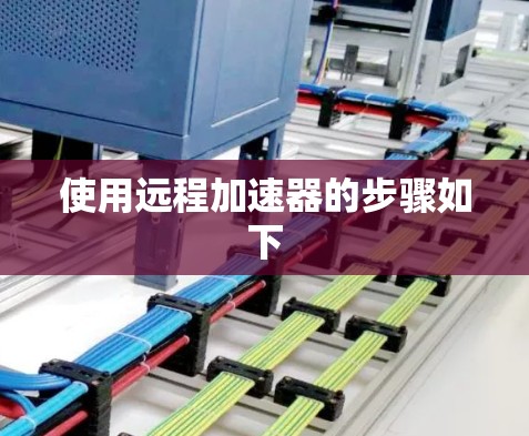 使用远程加速器的步骤如下 使用远程加速器的步骤如下