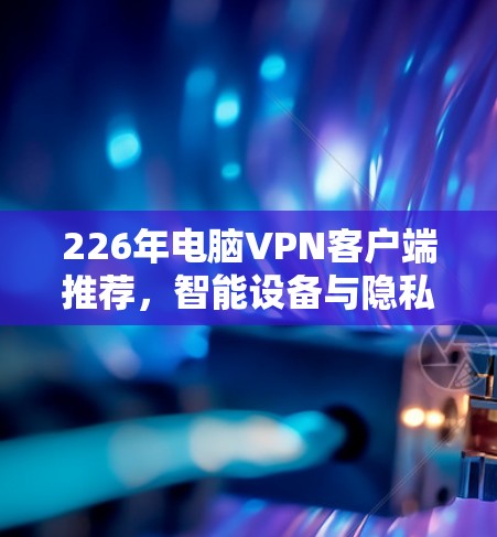 226年电脑VPN客户端推荐，智能设备与隐私保护的未来